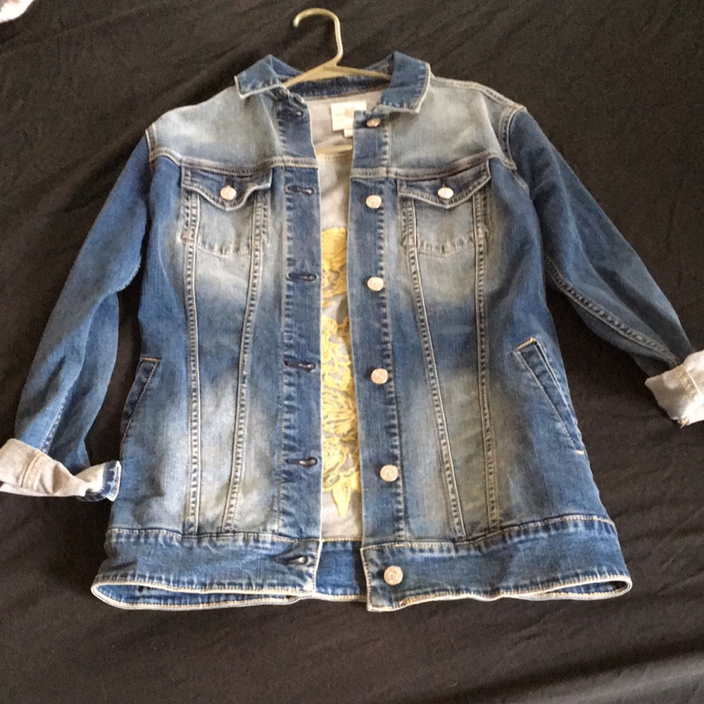 Jean Jacket with embroidery